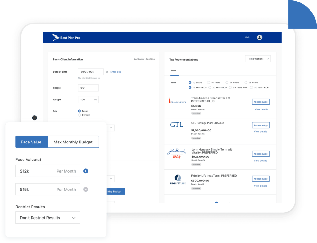 Best Plan Pro Product Display